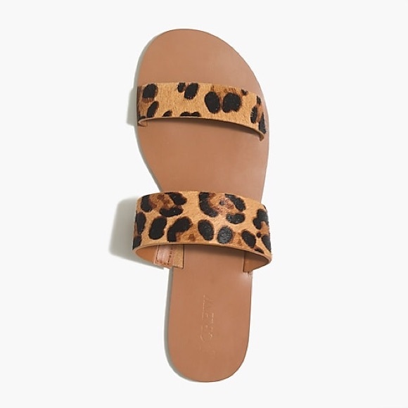 J. Crew leopard slide sandals - Picture 2 of 3
